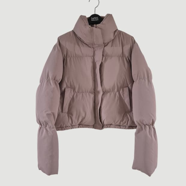 여자 크롭 숏패딩