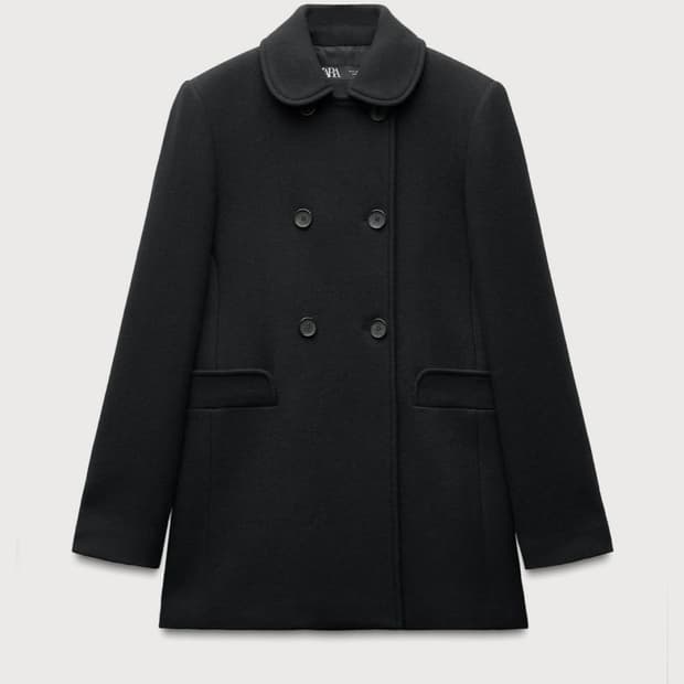 ZARA 셀린느 맛 더블 브레스트 코트 XS