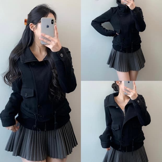 띠어리 울 자켓