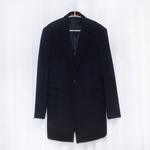 킨록 울.캐시미어 클래식 싱글 체스터 코트 자켓 (95-100)