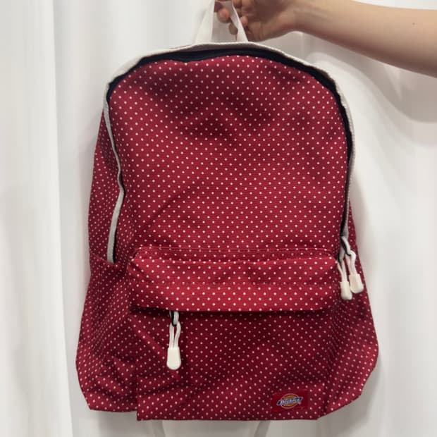 dickies red dot backpack