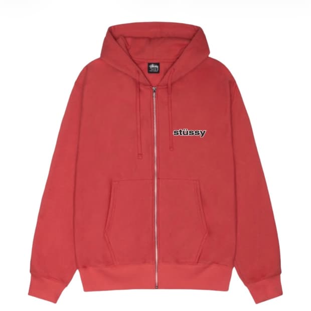 스투시 ss링크 후드집업 페퍼 m