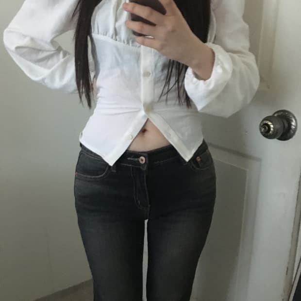 ourcabinet ruby puff blouse 아워캐비넷 블라우스