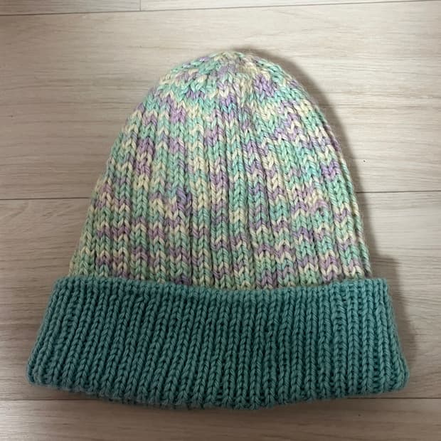 빈티지 파스텔 비니 겨울