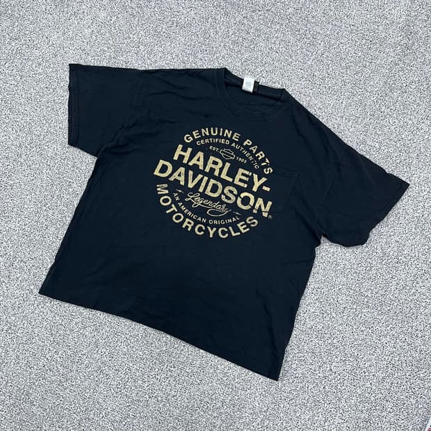 XL 할리데이비슨 반팔 티셔츠 0410M