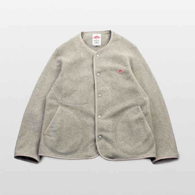 DANTON Fleece Collarless Jacket 