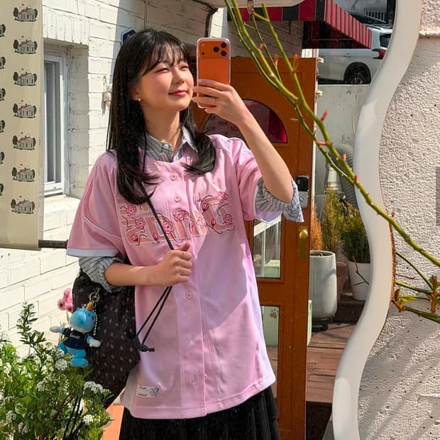 (새상품) NC다이노스 X 무신사 26 한정판  벚꽃유니폼 2XL