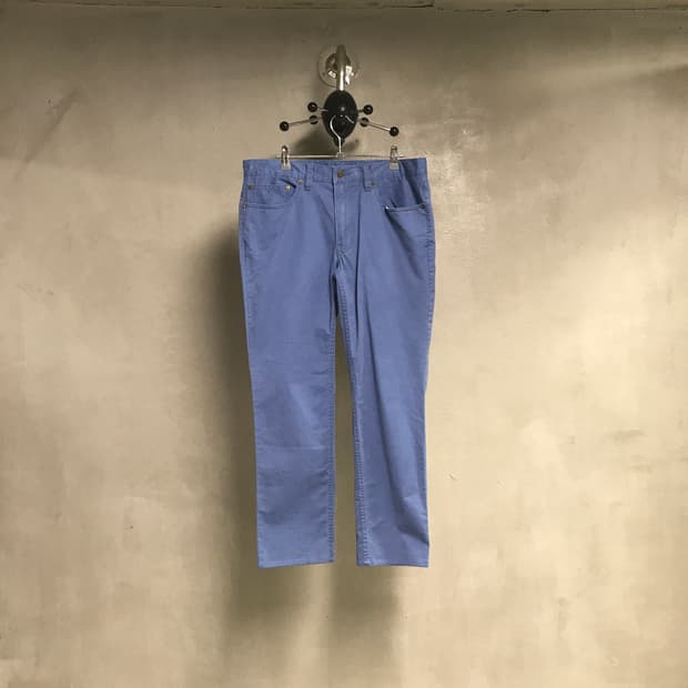 폴로 랄프로렌 블루 코튼 팬츠 32/32