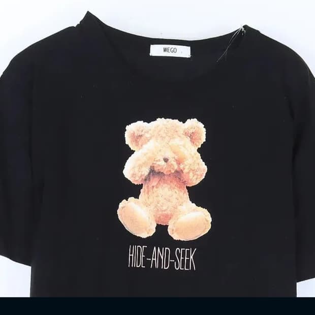 Wego 면 브린팅 반팔 m