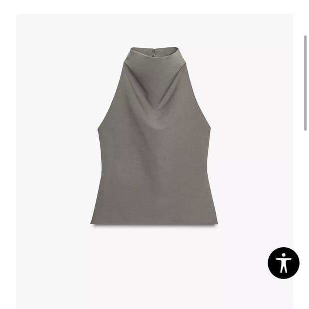 자라 홀터넥 탑