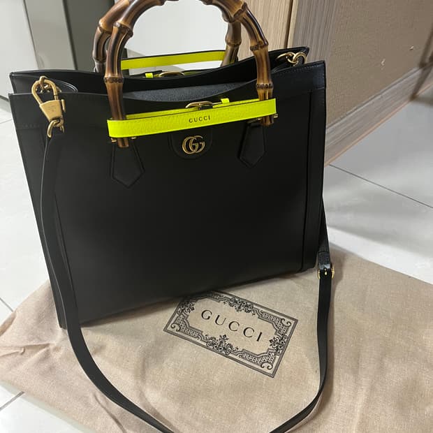 구찌 다이애나 블랙 미디움