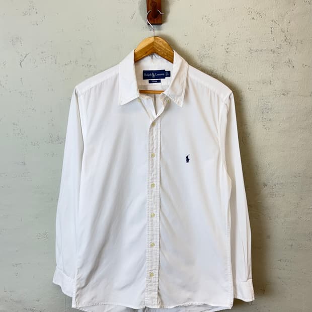 폴로랄프로렌 빈티지 블레이크 화이트 셔츠