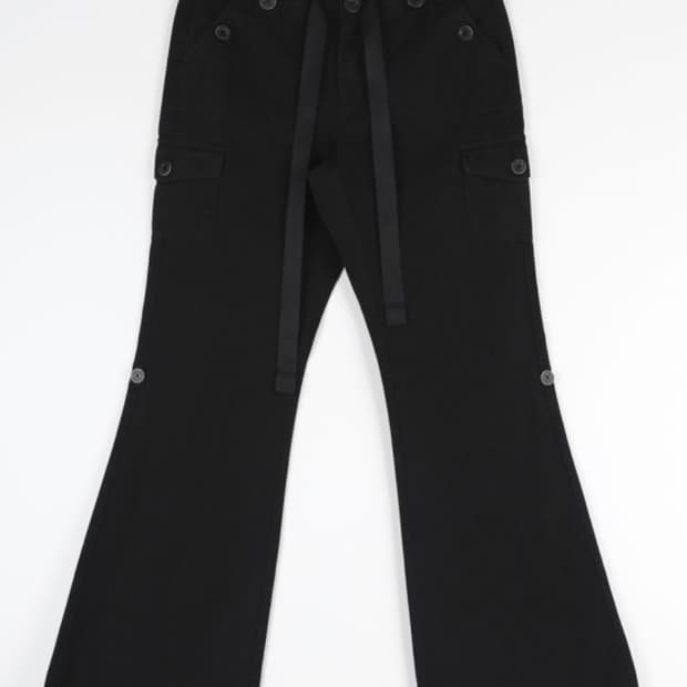 부츠컷 카고 팬츠