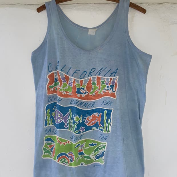 1989 Vintage California Summer Tank Top