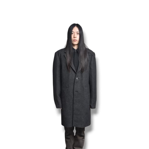 슈퍼드라이 울 헤링본 코트 체스터 싱글 코트 N216 hp23121803