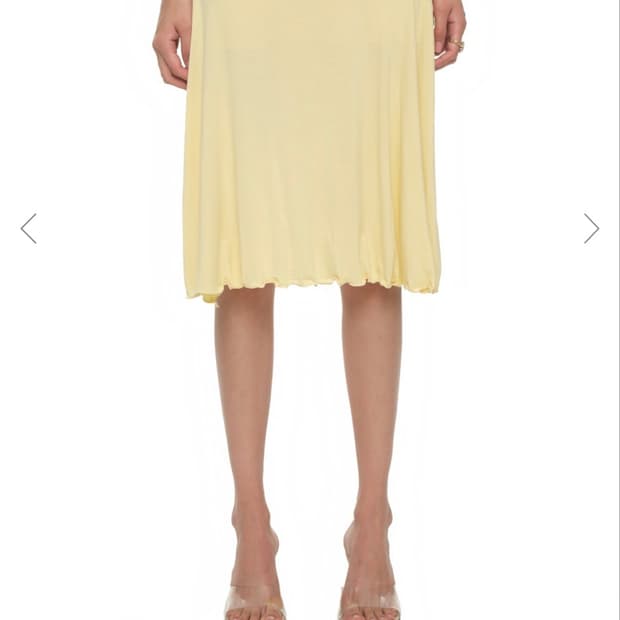 투머치택스 slit midi skirt pants (버터 s)