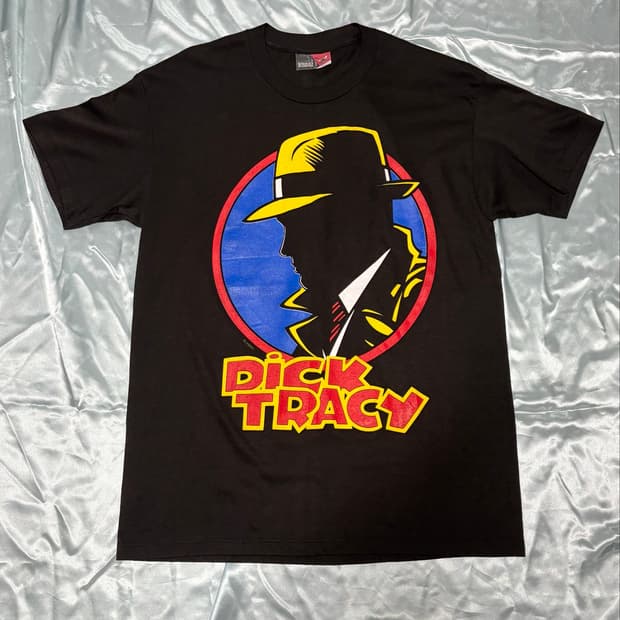 90s Dick Tracy USA promo t 딕 트레이시 티셔츠