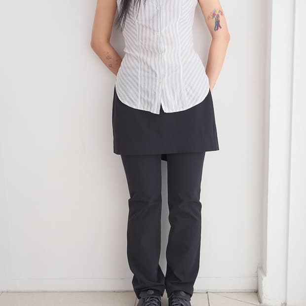 2002 s/s layered pants