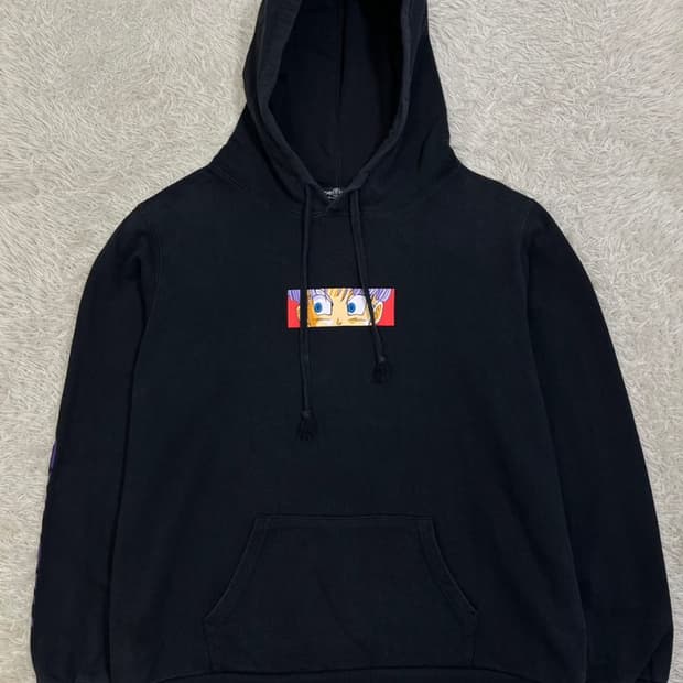 빈티지 드래곤볼 트랭크스 후드 티셔츠/#2996