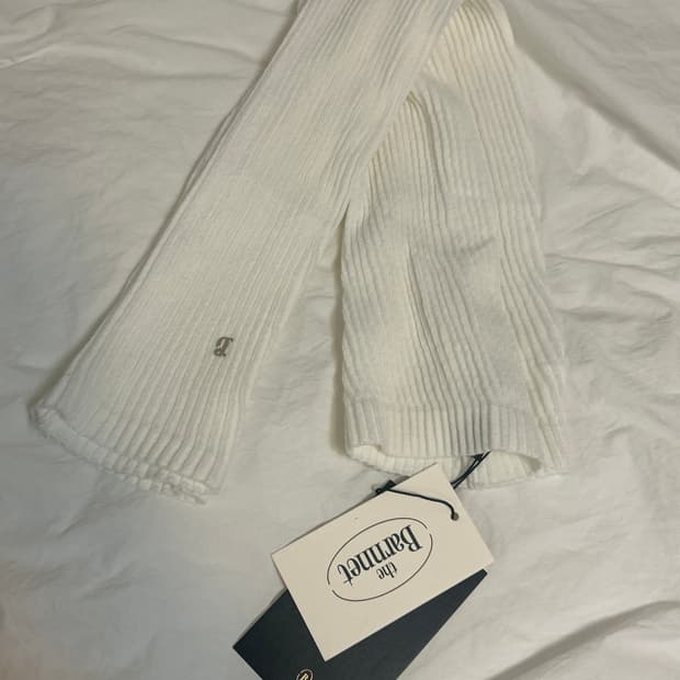 더바넷 레그워머 아이보리