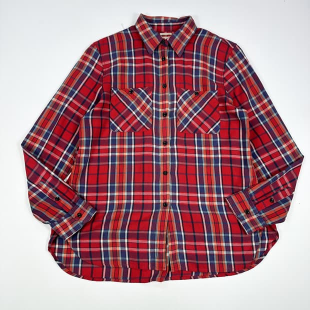 폴로 데님앤서플라이 클래식 체크패턴 셔츠 L