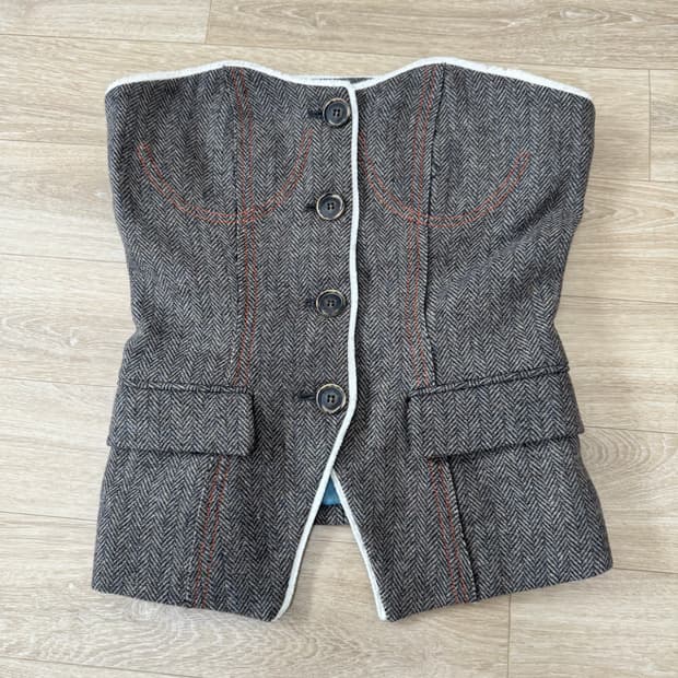 앤더슨벨 뷔스티에 KEILY HERRINGBONE BUISTIER