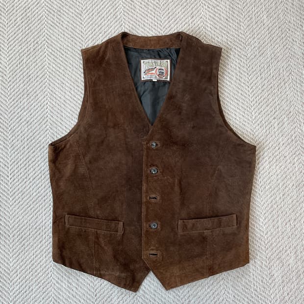 Turxyraeb 빈티지  양가죽 베스트 