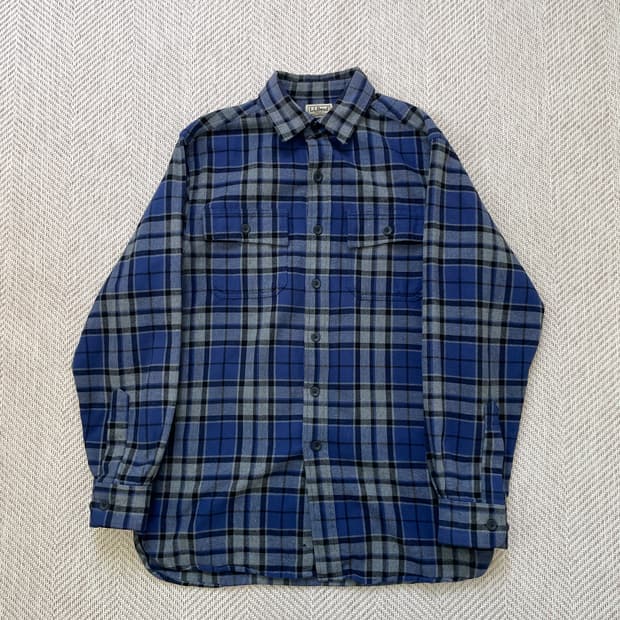 L.l bean 엘엘빈 플란넬 체크 셔츠 