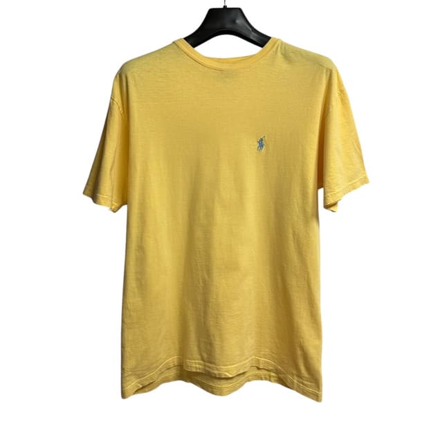 폴로 랄프로렌 90's 빈티지 옐로우 반팔티셔츠 S size