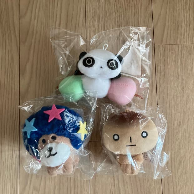 코게빵 아프로켄 타래팬더 고전 키링 인형