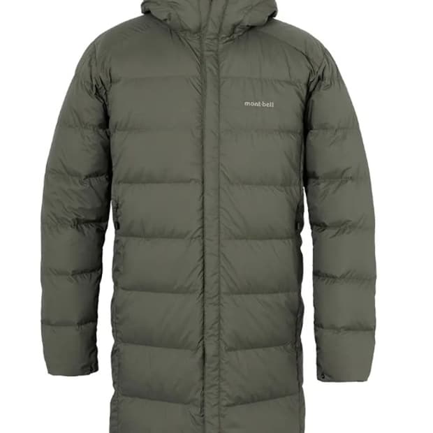 몽벨 초경량 롱패딩 수페리어 다운 트래블 코트 남성용 라지 사이즈