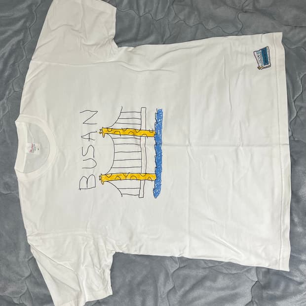 XL 왼그기그 기린 부산 티셔츠