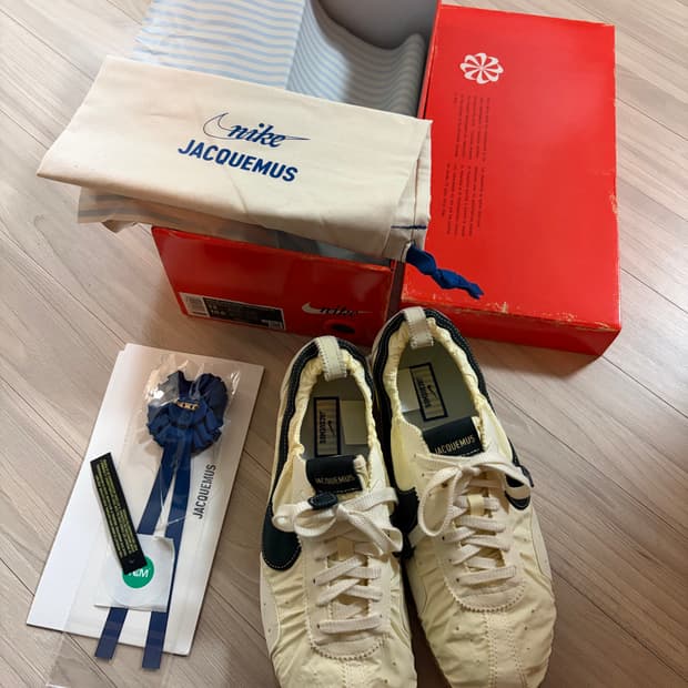 [290 US W12 M10.5] 자크뮈스 나이키 문슈즈 화이트