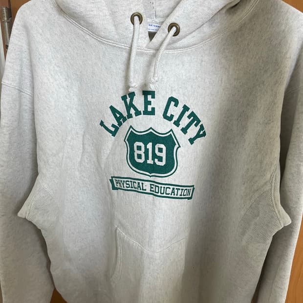 챔피온 리버스위브 레이크시티 후드티