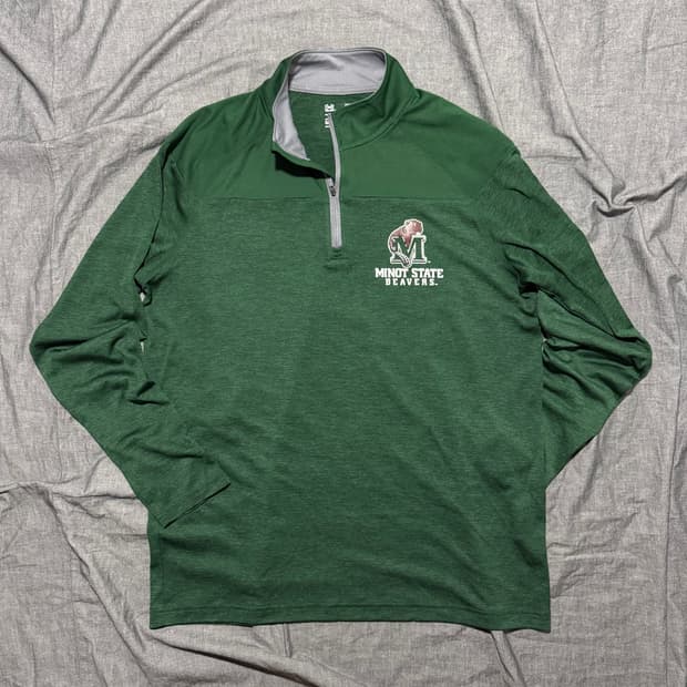 MSU Beavers Qtr Zip performance pullover