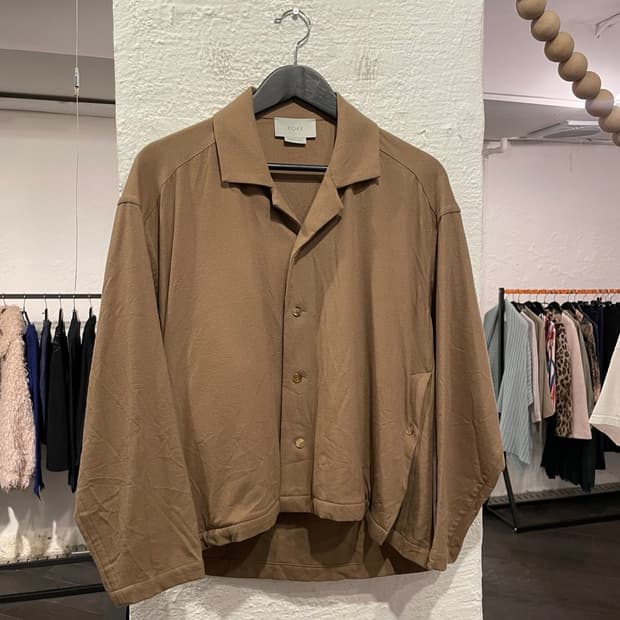 요크 크롭 셔츠