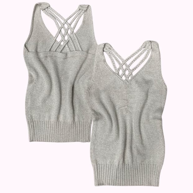 rope string glitter top
