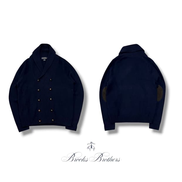 브룩스브라더스 숄카라 더블가디건 s08618