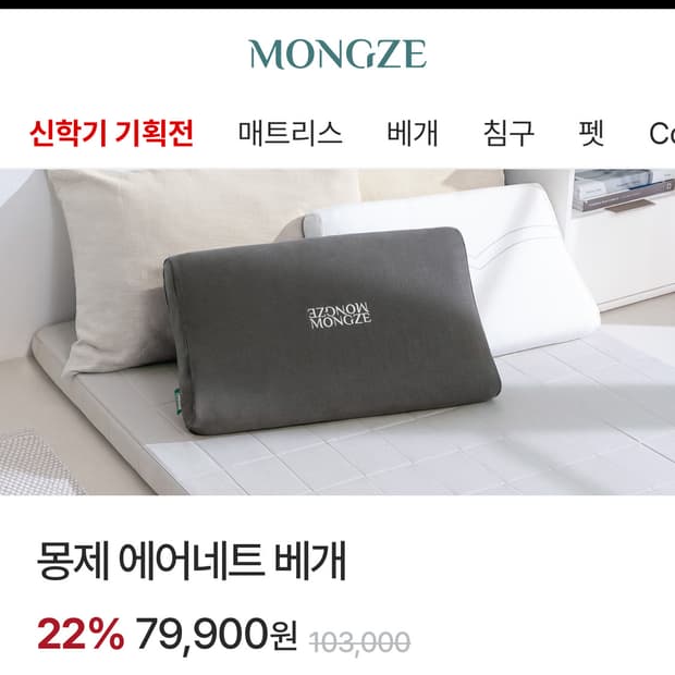 몽제 에어네트 베개