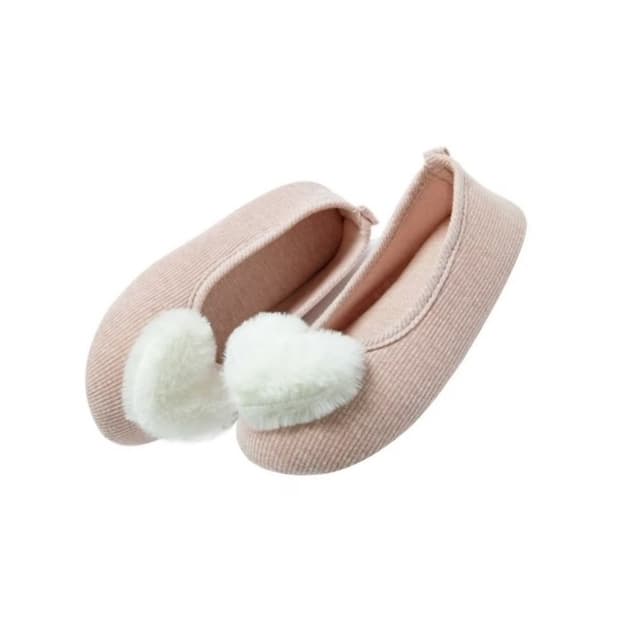 하트폼폼 슬리퍼(새상품)