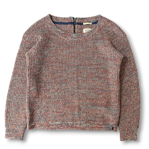 타미힐피거 뒷지퍼 와플니트 S