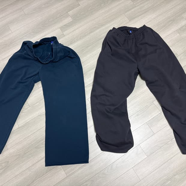 이지 갭 바이 발렌시아가 06 플리스 조거 스웨트팬츠 블랙M