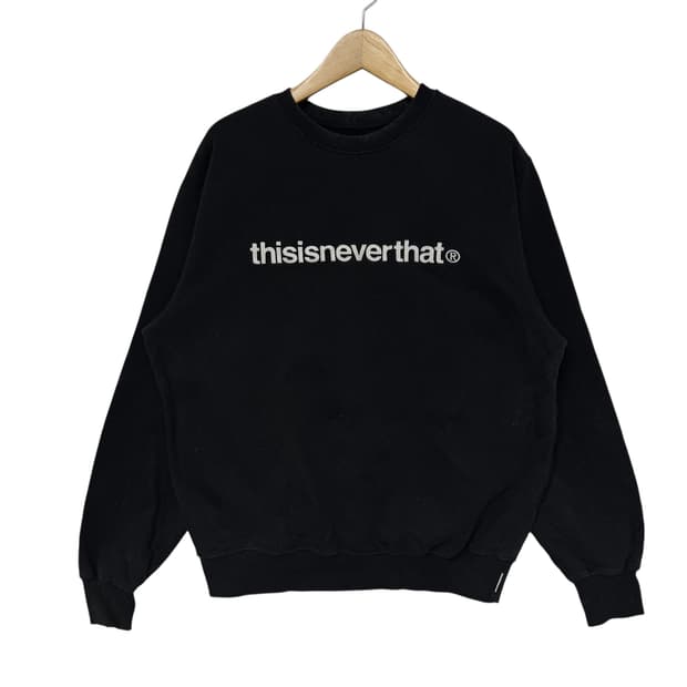 디스이즈네버댓 자수로고 맨투맨