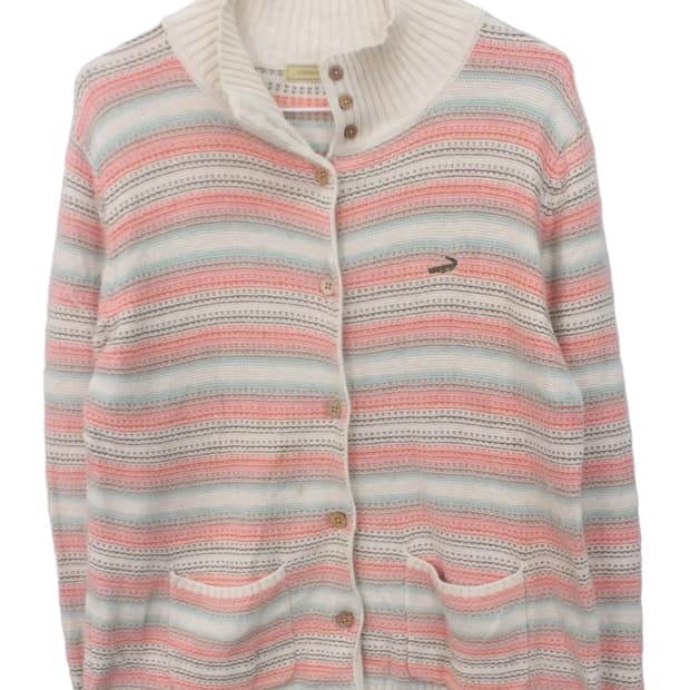 크로커다일 빈티지 스프라이트 니트 가디건