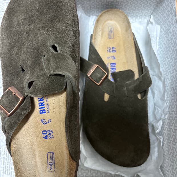 버켄스탁 보스턴 모카 40사이즈 260