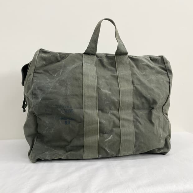80's 밀리터리 헤비 캔버스 킷백