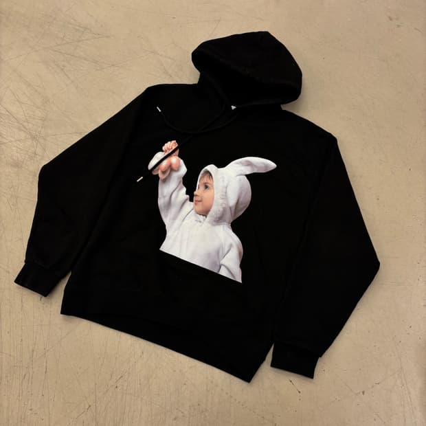 아크메드라비 래빗 베이비 프린팅 후드티