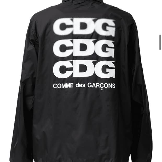 꼼데가르송 CDG 코치자켓 블랙 L