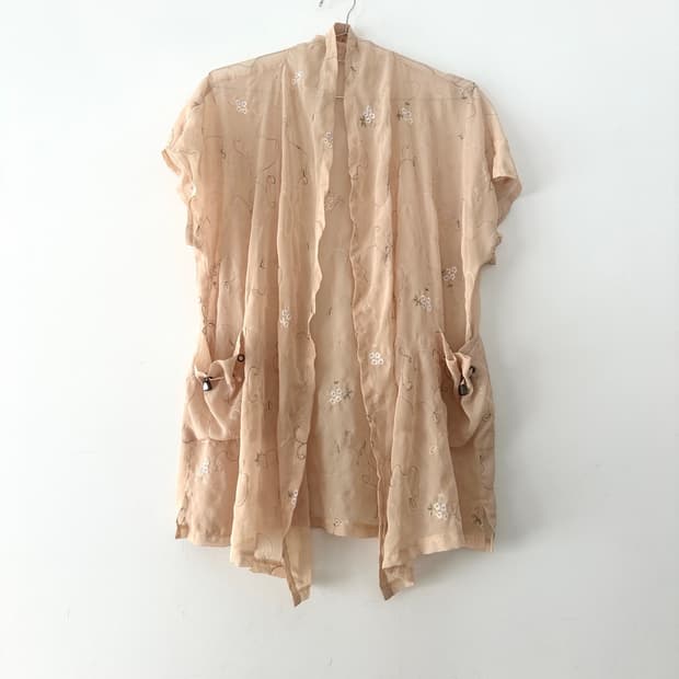 Dandelion sheer open cardigan