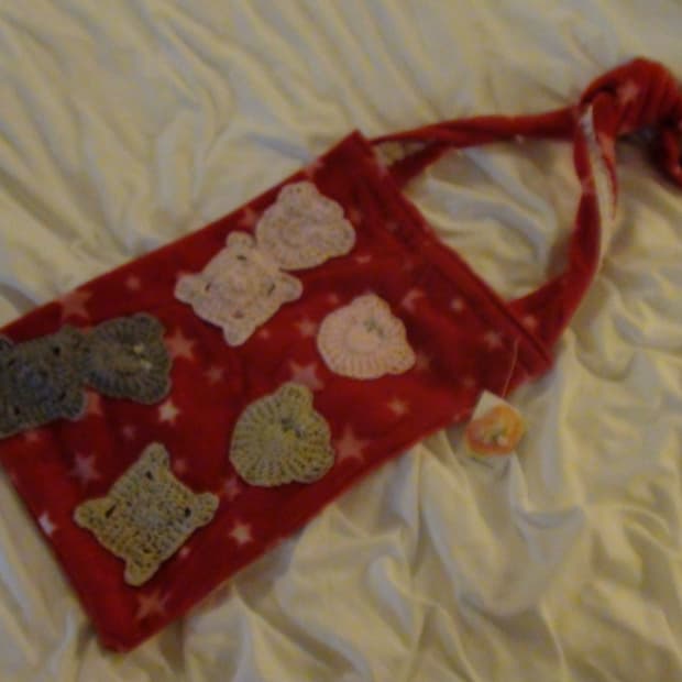 iknowcatamari 핸드메이드 곰돌이 가방